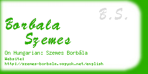 borbala szemes business card